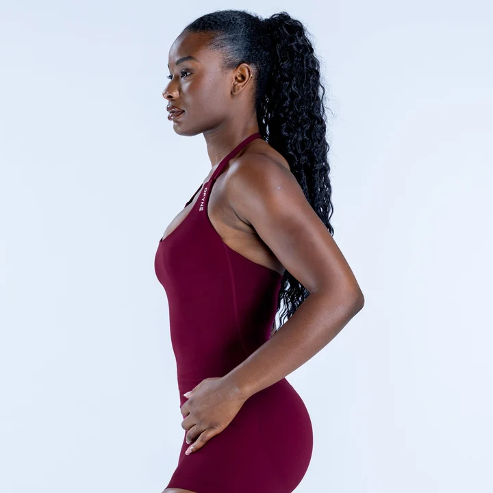 Impact halter top Bordeaux - 2